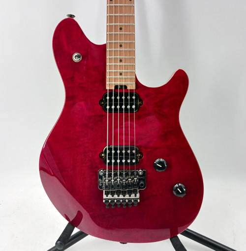 Vist Large View of Product Image Which is Used EVH WOLFGANG WG STANDARD QM Modern Metal Electric Guitar Red 6-String