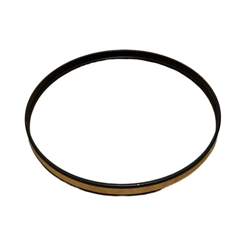 Vist Large View of Product Image Which is Used 22 INCH BASS DRUM HOOP BLACK/GOLD WRAP Percussion Accessory