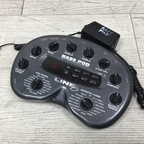 Vist Large View of Product Image Which is Used Line 6 Bass Pod Effects Unit
