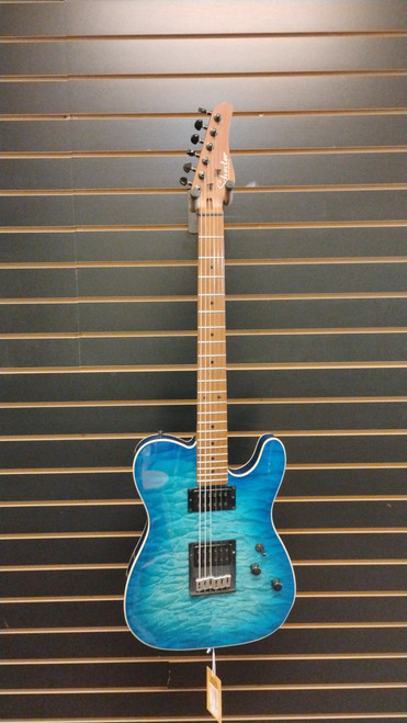 Vist Large View of Product Image Which is Used Schecter PT PRO DIAMOND SERIES T Type Electric Guitar Blue 6-String