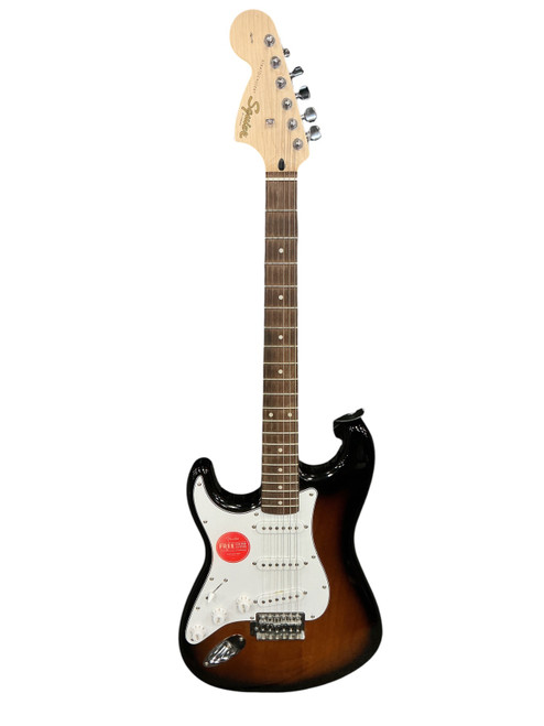 Vist Large View of Product Image Which is Used Squier AFFINITY SERIES STRATOCASTER LEFT-HAN S Type Electric Guitar Tobacco Sunburst 6-String