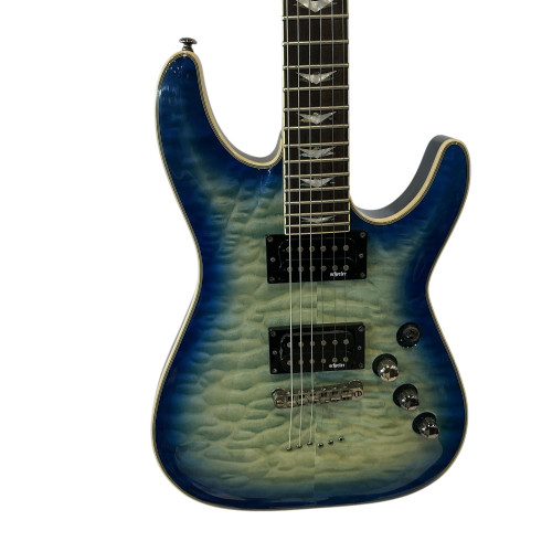 Vist Large View of Product Image Which is Used Schecter OMEN EXTREME Super S Electric Guitar Blue 6-String