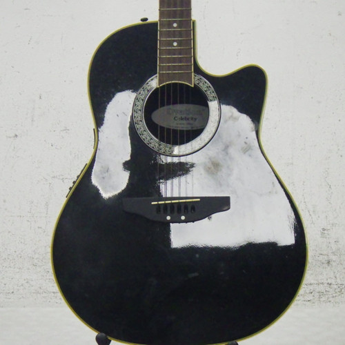 Vist Large View of Product Image Which is Used Ovation Celebrity CC057 Acoustic Guitar Black