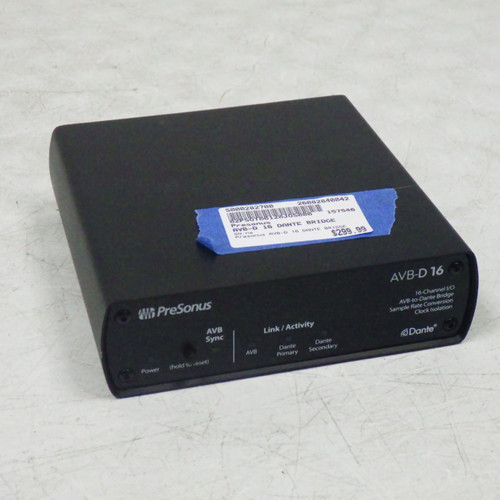 Vist Large View of Product Image Which is Used Presonus AVB-D 16 DANTE BRIDGE Pro Sound Product