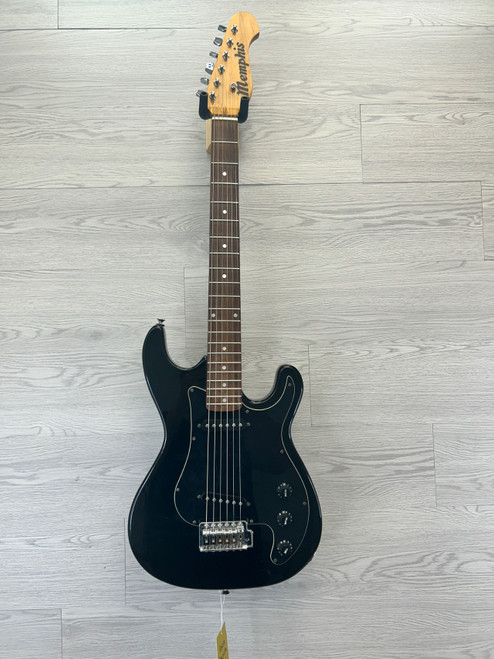 Vist Large View of Product Image Which is Used Memphis A-20 T/BK S-TYPE ELECTRIC Vintage S Type Electric Guitar Black 6-String
