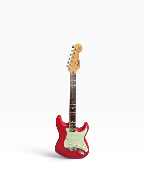 Vist Large View of Product Image Which is Used Fender SQUIER SERIES STRAT S Type Electric Guitar Red 6-String