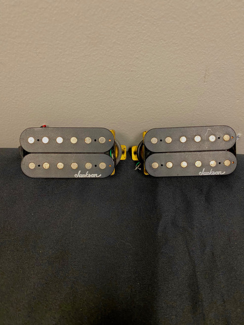 Vist Large View of Product Image Which is Used Jackson BLACK OPEN COIL HUMBUCKER SET Guitar Pickup