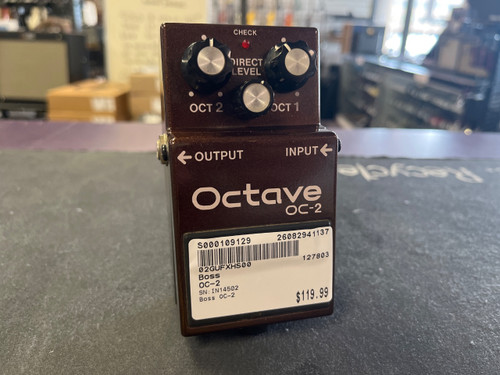 Vist Large View of Product Image Which is Used Boss OC-2 Octave Pedal