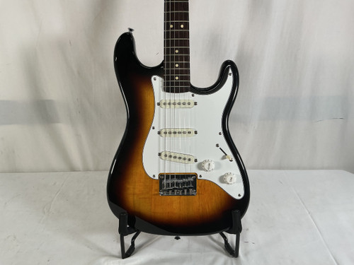 Vist Large View of Product Image Which is Used Squier STRAT S Type Electric Guitar Sunburst 6-String