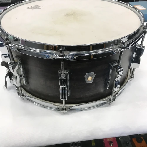 Vist Large View of Product Image Which is Used Ludwig 14X6.5 STANDARD MAPLE Wood Snare Drum 14"