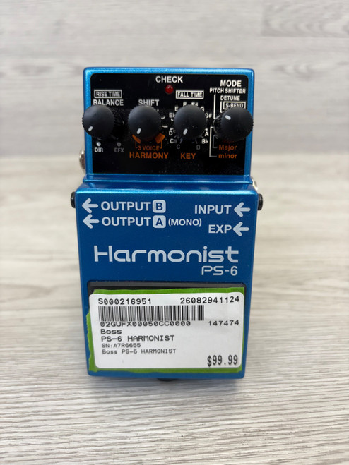 Vist Large View of Product Image Which is Used Boss PS-6 HARMONIST Synthesizer Pedal