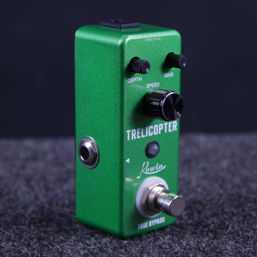 Vist Large View of Product Image Which is Used Rowin TRELICOPTER TREMELO PEDAL Tremolo Pedal