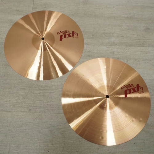 Vist Large View of Product Image Which is Used Paiste Pst 7 Hi Hat Cymbals 14 - Inch