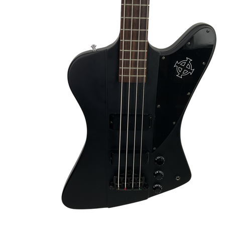 Vist Large View of Product Image Which is Used Epiphone GOTHIC THUNDERBIRD BASS Modern Metal Bass Guitar Black 4-String