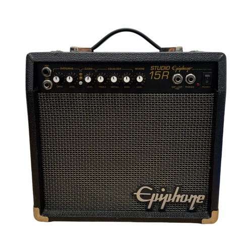Vist Large View of Product Image Which is Used Epiphone STUDIO 15R 1X8 15-WATT AMPLIFIER AS-IS 1 x 8 Solid State Amplifier 1 x 8