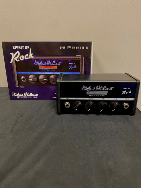 Vist Large View of Product Image Which is Used Hughes & Kettner SPIRIT OF ROCK HEAD Solid State Guitar Head