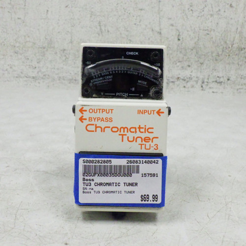 Vist Large View of Product Image Which is Used Boss TU3 Chromatic Tuner  