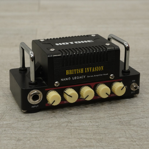 Vist Large View of Product Image Which is Used Hotone Nano Legacy British Invasion Solid State Guitar Head