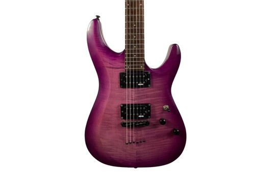 Vist Large View of Product Image Which is Used Schecter C6 ELITE S Type Electric Guitar Purple 6-String