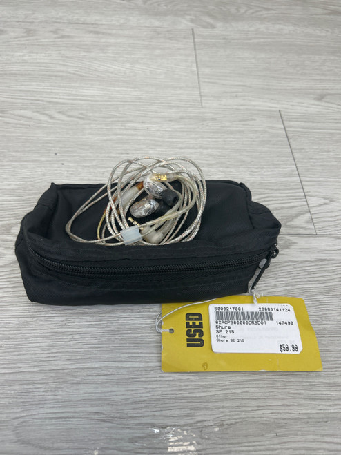 Vist Large View of Product Image Which is Used Shure SE 215 In-Ear Monitors