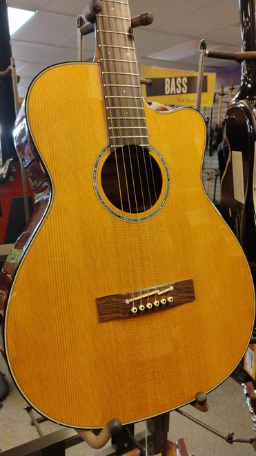 Vist Large View of Product Image Which is Used Takamine EF740FS-TT Solid Top Acoustic Guitar Natural