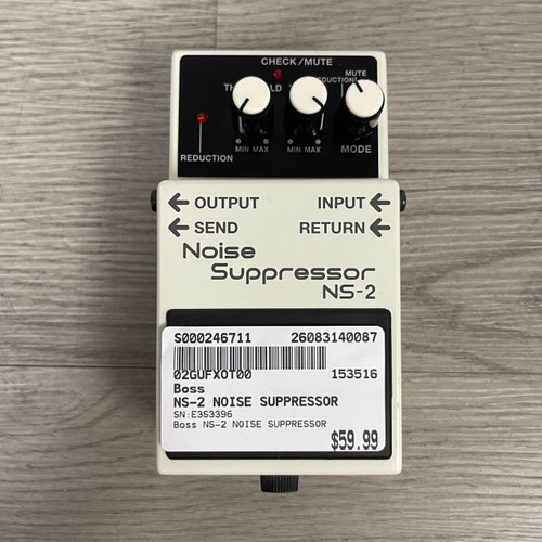 Vist Large View of Product Image Which is Used Boss NS-2 NOISE SUPPRESSOR Noise Reduction Pedal