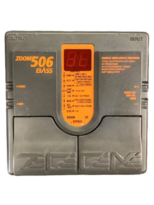 Vist Large View of Product Image Which is Used Zoom 506 BASS Multi-FX Pedal