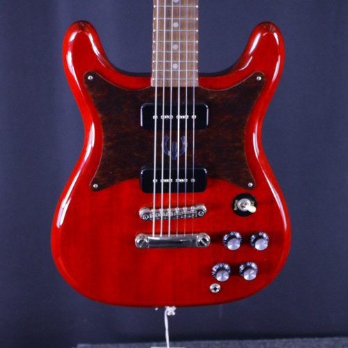 Vist Large View of Product Image Which is Used Epiphone WILSHIRE P90 ELECTRIC GUITAR W/CS Offset Double Cutaway Electric Guitar Red 6-String