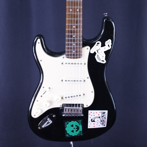 Vist Large View of Product Image Which is Used Squier STANDARD STRAT LEFTHANDED S Type Electric Guitar Black 6-String