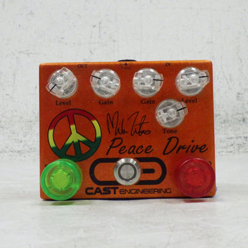 Vist Large View of Product Image Which is Used Cast Engineering Peace Drive Distortion Pedal