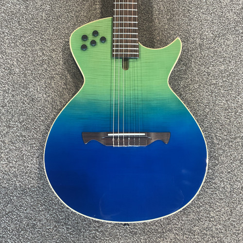 Vist Large View of Product Image Which is Used TAGIMA MODENA NY-EQ-TBLF Nylon-String Acoustic Guitar