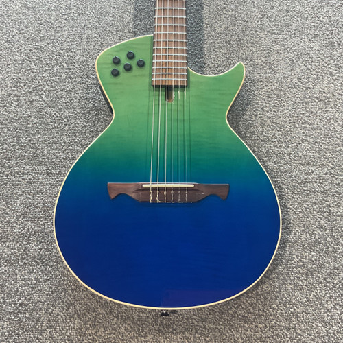 Vist Large View of Product Image Which is Used TAGIMA MODENA NY-EQ-TBLF Nylon-String Acoustic Guitar
