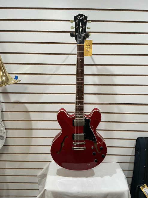 Vist Large View of Product Image Which is Used Cort SOURCE CR SEMI HOLLOW Semi-Hollow Electric Guitar Red 6-String