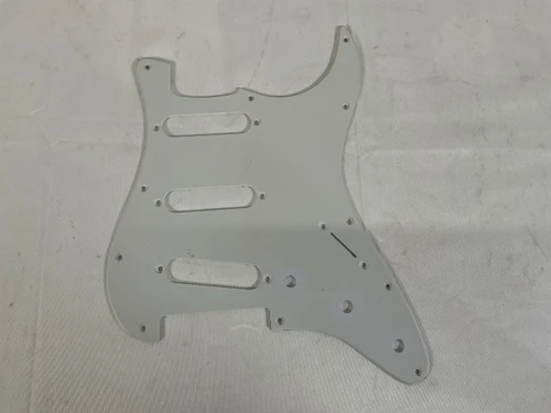 Vist Large View of Product Image Which is Used S TYPE PICKGUARD 1-PLY WHITE Guitar Hardware
