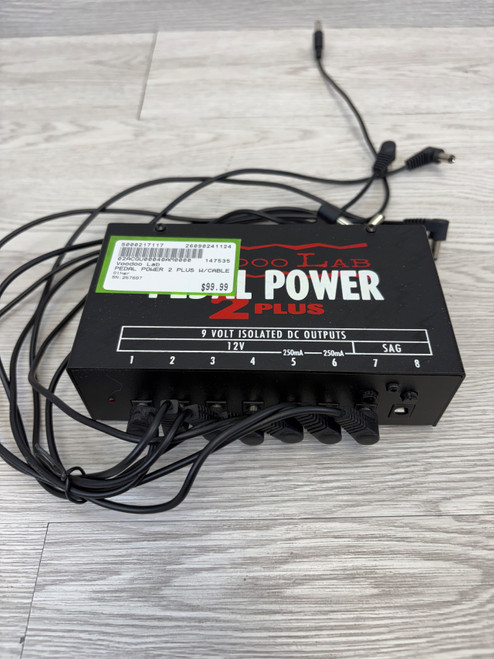Vist Large View of Product Image Which is Used Voodoo Lab PEDAL POWER 2 PLUS W/CABLES Pedal Power Supply