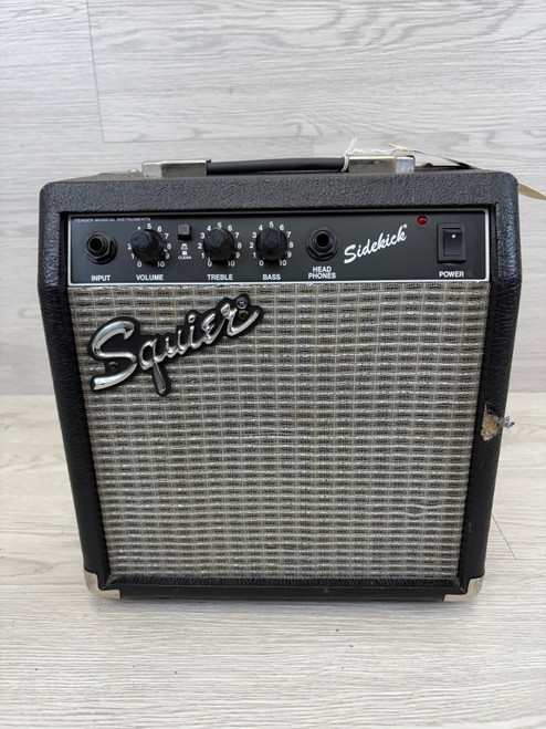 Vist Large View of Product Image Which is Used Squier SIDEKICK PRACTICE AMP 1 x 8 Solid State Amplifier 1 x 8