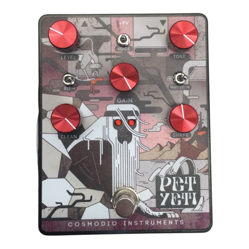 Vist Large View of Product Image Which is Used Cosmodio Instruments Pet Yeti Fuzz Pedal
