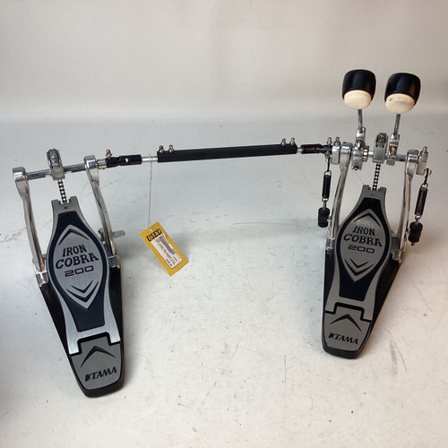 Vist Large View of Product Image Which is Used Tama IRON COBRA 200 DOUBLE KICK PEDAL Kick Drum Pedal