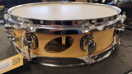 Vist Large View of Product Image Which is Used Ludwig 13X4 PICCOLO SNARE DRUM Wood Snare Drum 13"