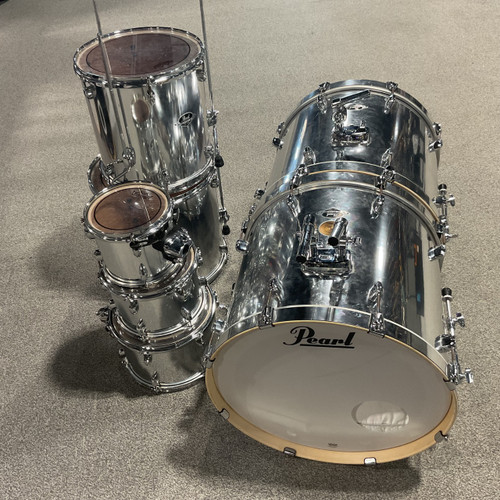 Vist Large View of Product Image Which is Used PEARL EXPORT 7PC Drum Shell Kit Silver