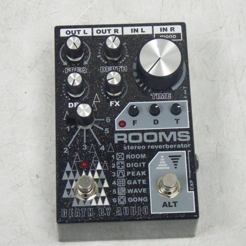 Vist Large View of Product Image Which is Used Death By Audio Rooms Stereo Reverberator Reverb Pedal