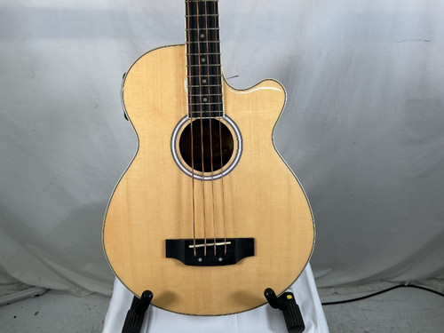 Vist Large View of Product Image Which is Used Washburn AB5K-A Acoustic Bass Guitar Natural 4-String