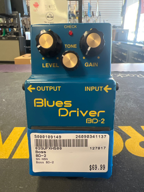 Vist Large View of Product Image Which is Used Boss BD-2 Overdrive Pedal