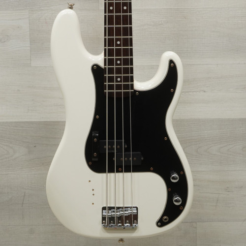 Vist Large View of Product Image Which is Used Squier Vintage Modified Precision Bass Guitar White