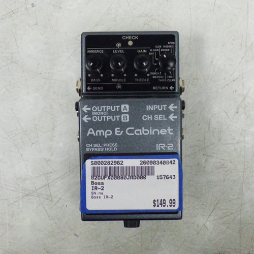 Vist Large View of Product Image Which is Used Boss IR-2 Guitar Effects Pedal