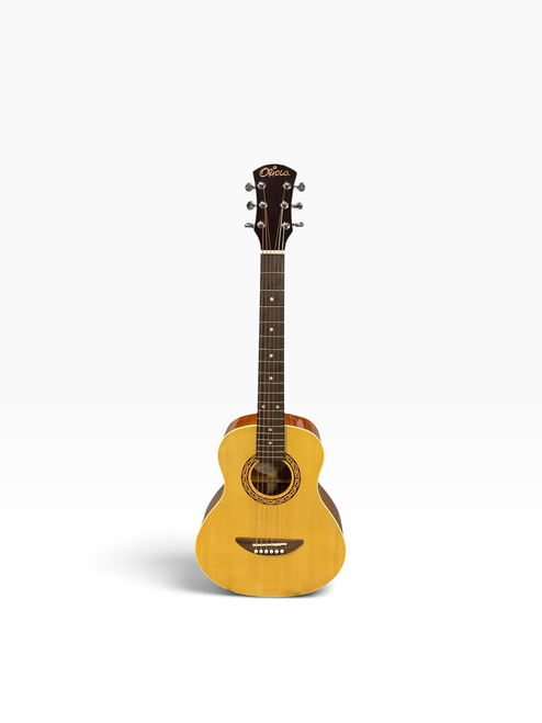 Vist Large View of Product Image Which is Used ORIOLO 3/4 SCALE GUITAR Laminate Top Acoustic Guitar Natural