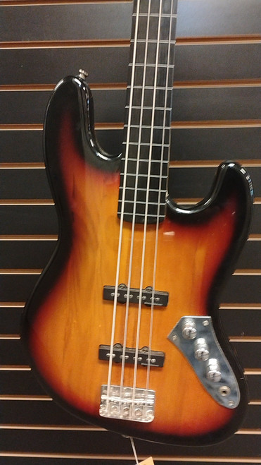 Vist Large View of Product Image Which is Used Squier JAZZ FRETLESS VINTAGE MODIFIED J Type Bass Guitar Sunburst 4-String