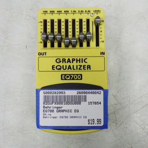 Vist Large View of Product Image Which is Used Behringer EQ700 GRAPHIC EQ EQ Pedal