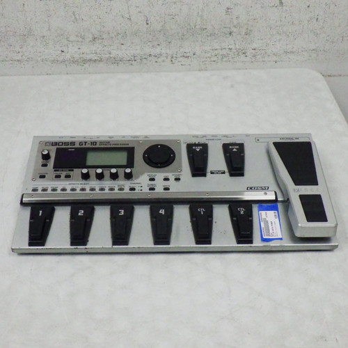 Vist Large View of Product Image Which is Used Boss GT-10 WITH POWER Floorboard Amp Modeling + FX