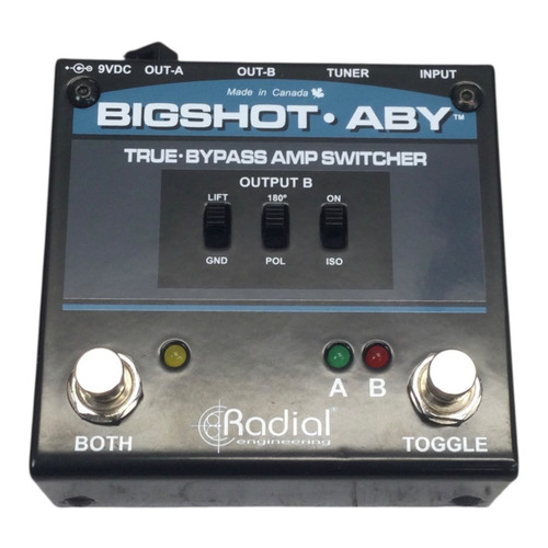Vist Large View of Product Image Which is Used Radial Engineering Bigshot ABY Switch Pedal